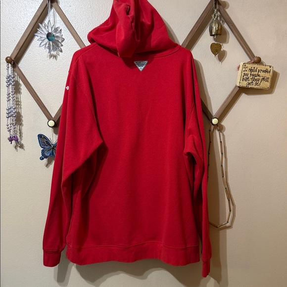 Columbia Vibrant Red Hoodie with Christmas Lights - Picture 6 of 8